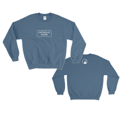 Catholic Hogs Rectangle Sweatshirt